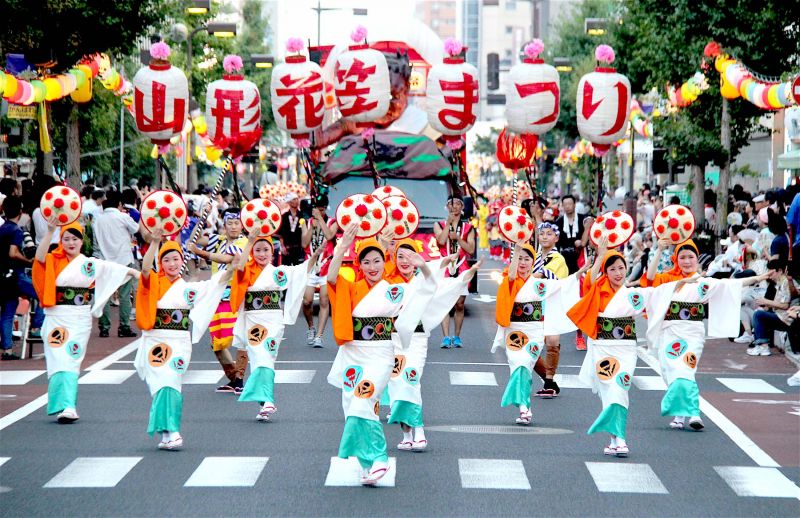 lễ hội yamagata hanagasa lễ hội yamagata hanagasa